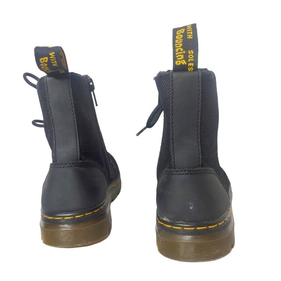 Dr Martens AirWair Combs Juinior Youth Size US 3 UK 2 EU34 Boots Black Canvas - Picture 6 of 16